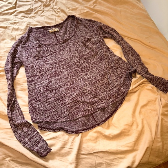Hollister Tops - Stretch Long Sleeve Red Shirt
